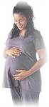 Pregnant Woman - This picture shows a woman who is pregnant who is clearly happy and excited.