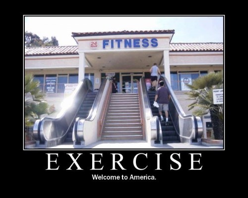 Excercise - Going to the gym..