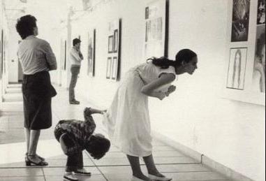 naughty kid!! - what is he searching over there??