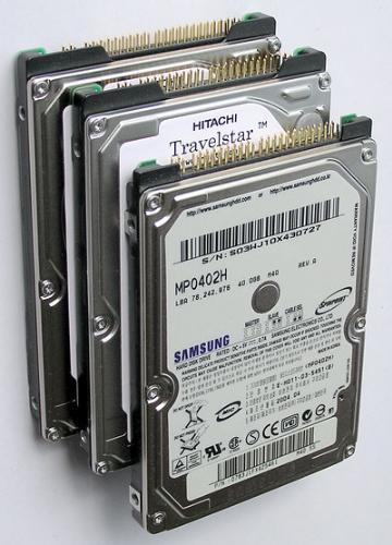 hard disks  - 3 hard disks