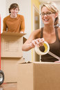 moving - photo of couple on moving day