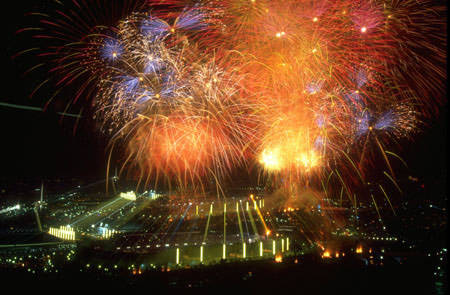 the ceremony of the 29th olympic games -10 - look at the beautiful fireworks,so fantastic .If you love it, please leave your comment.thanks a lot !!
