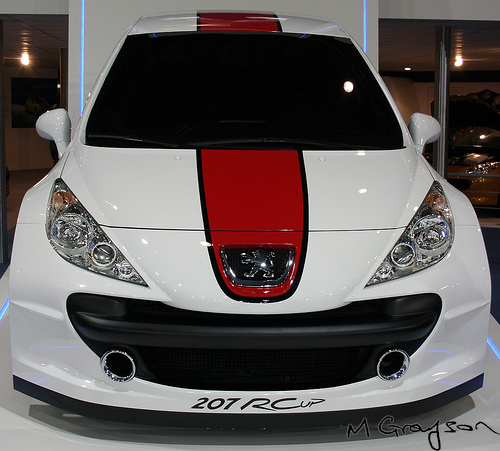 Peugeot 207 RCup - Peugeot 207 RCup on display
