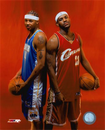 Carmelo& Lebron - Carmelo Anthony with Lebron James