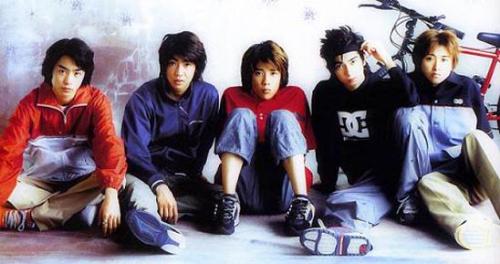 Arashi - j-pop band arashi with jun matsumoto as one of the members