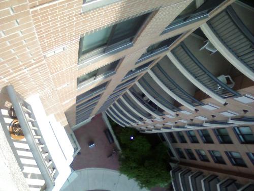 took this at work  - way the hell down there might hurt if i fell lol..