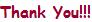 Thank you very much. - Thank you very much for reading.