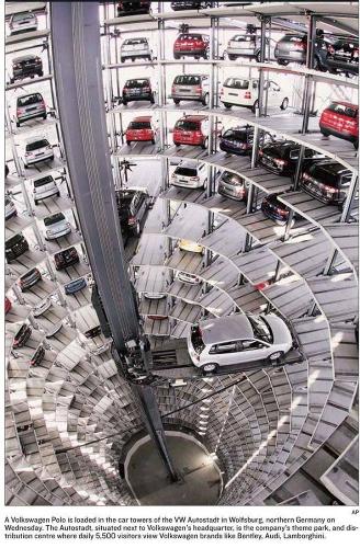 world largets parking lot  - worlds largest aprking lot ever made in this world