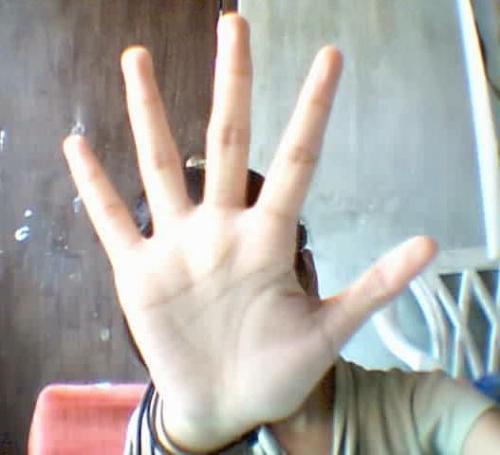 Talk To the Hand - hmm...probably, this person is busy, not in the mood, arrogant or simply antisocial. it can also show participation or activity. still this would apply to anyone