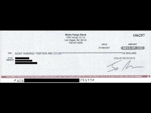 Payment Proof for Online Casino - This is my payment proof...i got a $813 cheque from them