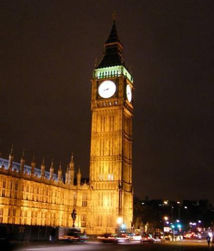 travel - Big Ben is a clock tower located at the end of Houses of Parliament. It is the world’s biggest four faced clock. Big Ben is 316ft tall and weighs 13 tons. It was completed between 1858-59. It remains as one of the major tourist attractions.