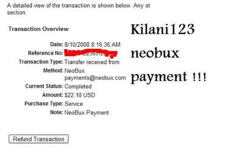 my payment from neobux !!! wanna join here is a ba - see how much i have made with neobux till now !!!!!!