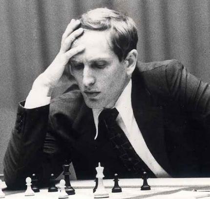 Bobby fischer - boby fischer us player ,playing chess.