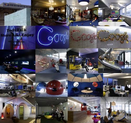 Google's Office in Zurich - I just saw these photos in the net to the Google's Office in Zurich, and gather them in one image I hope you can saw it.