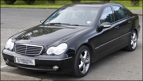 merz benz - a coool new merc on the roads..