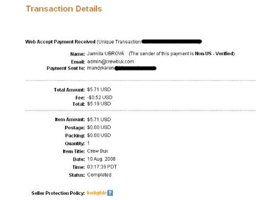 crewbux  - crewbux paypal payment prove