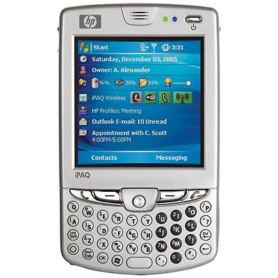 A brand new PDA - a cool pda phone on display with many facilitis