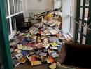 foolproof? - Picture of books piled from a library book drop