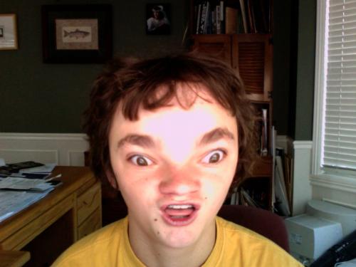 My Grandson - This my grandson he is so cool. He is just kind of weird looking though