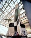 would you stay - Picture of a huge V-2 Ballistic missile inside a aviation building