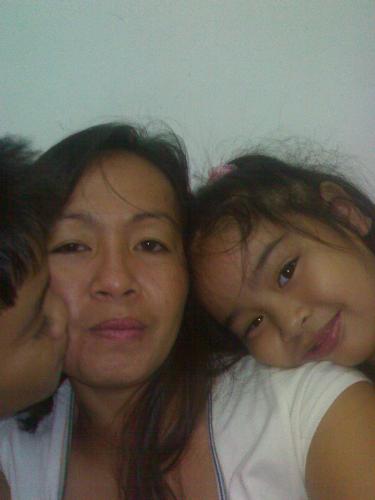 Sweet Hugs & Kisses - Christian & Angel giving sweet hugs & kisses!