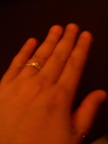 engagement ring - the day he proposed