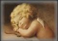 sleeping angel - i love angels... they are so cute and innocent