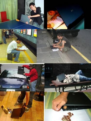 Different uses for Laptops - I have seen some images on the net about the different uses for the Laptops, I hope you like the images I have uploaded.