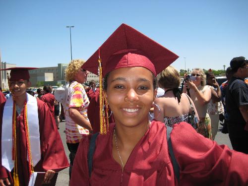 Step - My daughter at her graduation.