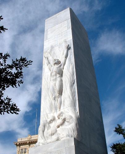 The Alamo Memorial in San Antonio, Texas - The Alamo Memorial in San Antonio, Texas
