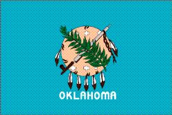 Oklahoma State Flag - State flag of Oklahoma, USA