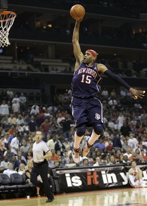 vince carter 15 - new jersey nets captain