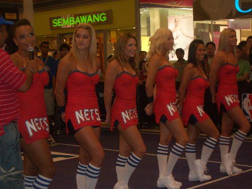nj nets dancers - new jersey nets lovely dancers