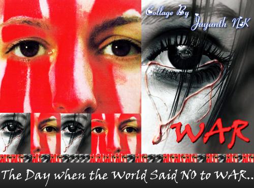 no more wars - When Fight Becomes more than Life It Only Meens WAR.... 