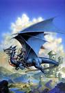 flying dragon - blue flying dragon