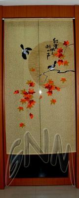 clas002 - Curtain with an asian theme