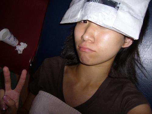 my honey~~~~ - in the beginning of August,my honey went to hongkong.when playing in the dinesyland..she swelter~~~oh no~~~~~~~~~