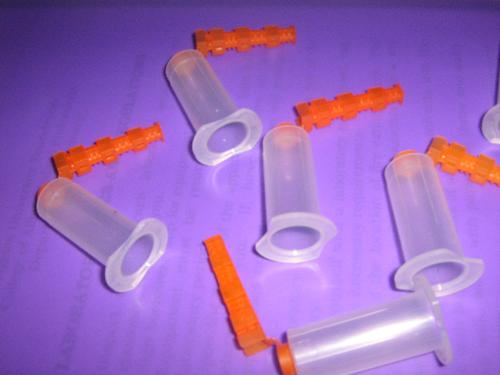 Vacutainer Adapters - Vacutainer adapters are used in venipuncture utilizing the vacutainer method. This is the disposable type of adapters and are used only once. They hold the vacutainer tube in place during blood extraction or phlebotomy.