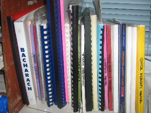 Textbooks - A student should spend more time with his books. He should have a small library or book collection at home.
