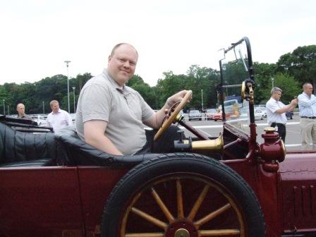 Me in a Ford Model T - Me in a Ford Model T classic car