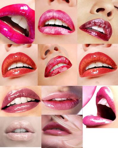 The beauty of women lips - I have seen a lot of women love to use red rouge or lipstick on their lips and that will make them more beautiful and men love to see them with this red color, but there are a cute colors too like pink, light violet,etc.