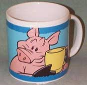 Piggy Cup  - Cup with pictures of pigs on it