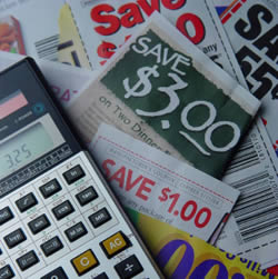 coupons - picture of coupons, budgeting