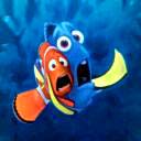 nemo and dory oh so afraid - soooooo afraid