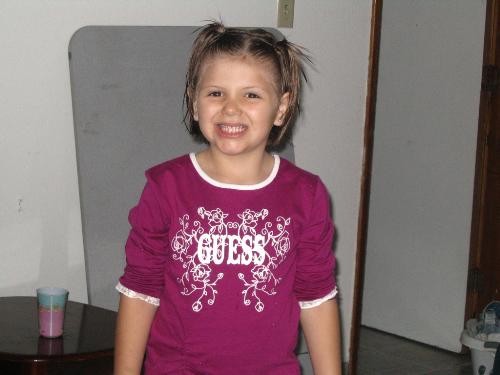 Big Sister - My oldest on her first day of Kindergarden
