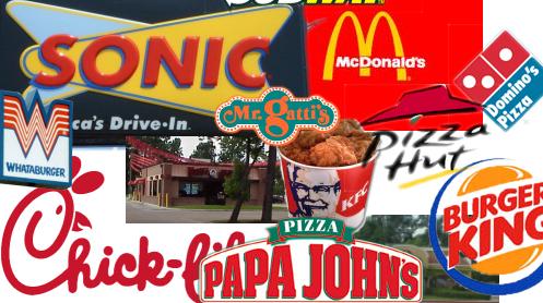 fast food - fast food restaurants everywhere