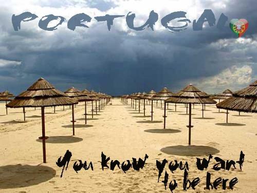 Portugal collection 2 - The best part of everything, the beach. This one was part of a project that I did with the kids in my school. They were to create a poster to spread tourism in a certain area. THis one was the example I made for them:)