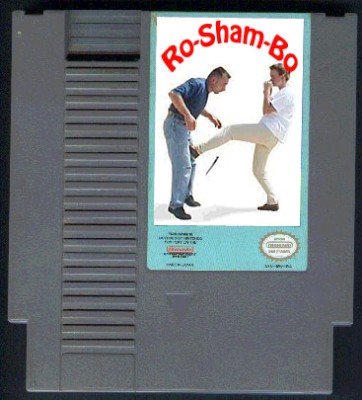 nintendo game - shopped ninendo cartridge, or did you really think there was a roshambo game?