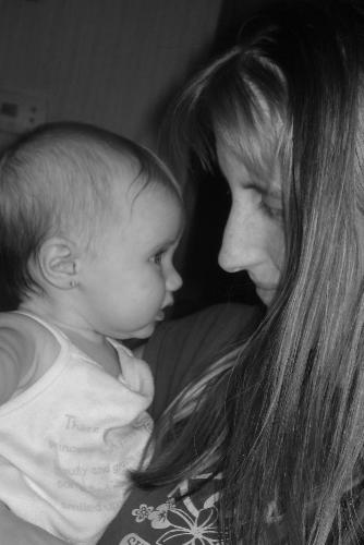 Me and my Daughter - Me and my daughter sierra looking at each other :) beautiful picture!