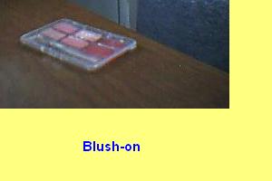 The Blush On - Stay alive with a blush on. A woman should never be without it. It gives color to an otherwise pale face.